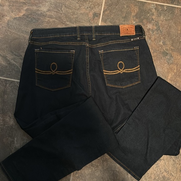 Lucky Brand jeans.  Size 16x33, long fit. - Picture 3 of 3